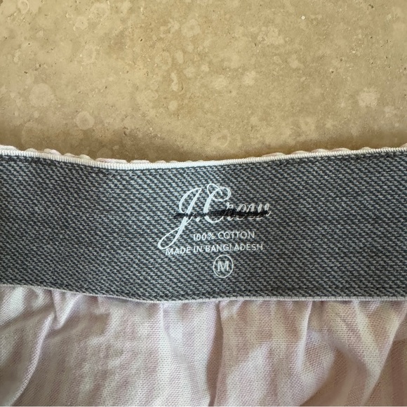 J Crew Boxer Short in Broken-in Organic Cotton Oxford Pink Stripe Mens Size M - Picture 4 of 4